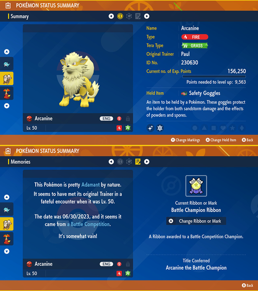 Pokémon North America Championships - Shiny Arcanine